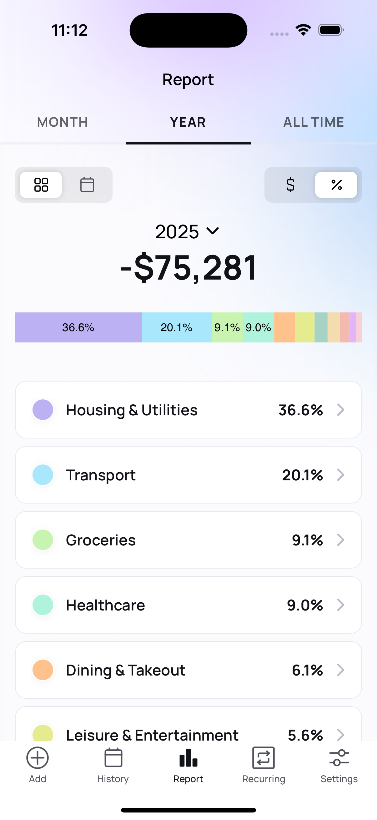 Spendline Screenshot 5
